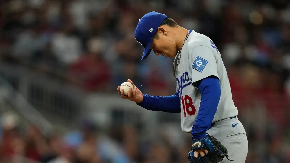 ¡No salieron tan Bravos! Pitcheo de Dodgers apagó a los mejores bates de Atlanta