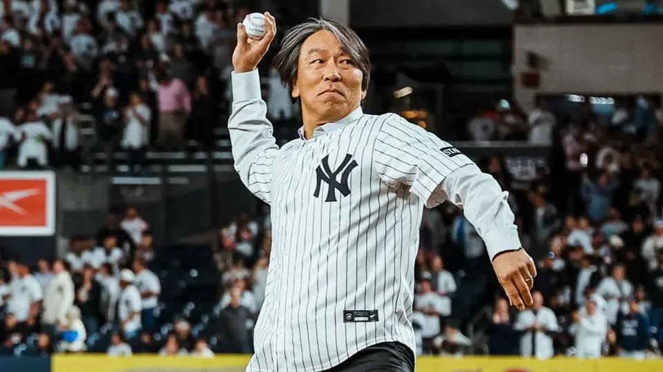 Hideki Matsui, ex pelotero de los Yankees | x:@Yankees_Beisbol