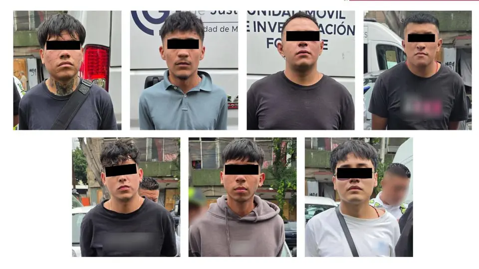 La Secretaría de Seguridad Ciudadana confirmó la detención de siete hombres por su presunta participación en el ataque a policías./ SSC