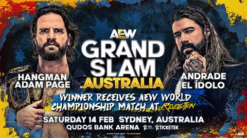 Match card para Grand Slam Australia | X: @AEW