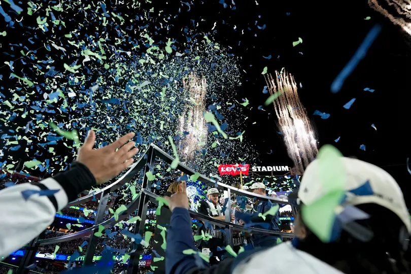 Festejo de Seattle tras su triunfo ante Pats | AP