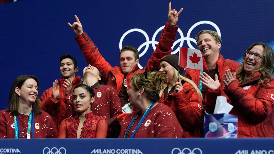 Canadá en patinaje artítico en Milano-Cortina 2026 l AP