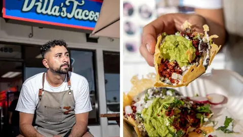 Víctor Villa es un emprendedor de origen mexicano que se gana la vida vendiendo tacos en L.A./IG: @villastacoslosangeles