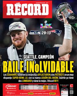 Portada RÉCORD 9 de febrero de 2026