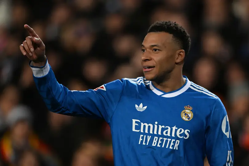 Mbappé anotó el segundo gol del partido ante Valencia | AP