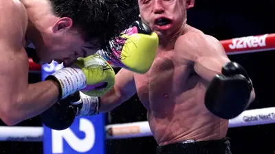 ¿La pelea del año? Brandon Figueroa noquea a Nick Ball y se convierte en campeón pluma de la AMB