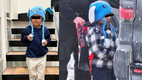 El nño Liam Conejo Ramos fue detenido por el ICE junto a su papá/X: @JoaquinCastrotx-@DeepNotShallow