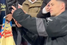 Fidalgo protagoniza emotivo momento con americanistas tras el Atlético de Madrid vs Betis