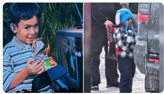 Al pequeño que le regalan el Grammy,  lo relacionan con Liam Conejo Ramos, el niño que fue arrestado por el ICE / Especial