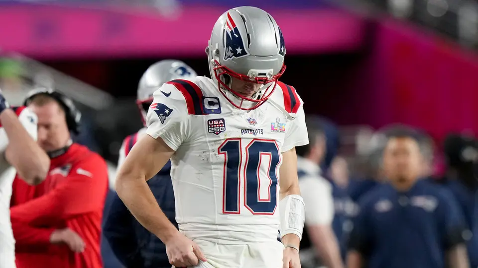 Drake Maye pierde el Super Bowl LX | AP
