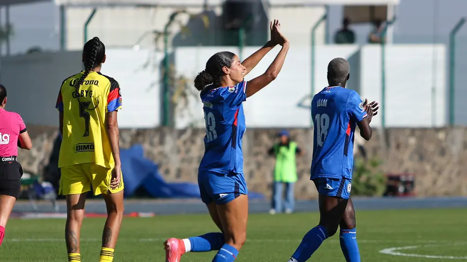 Aerial Chavarin festeja su gol ante América en la Jornada 8 del Clausura 2026 | IMAGO 7
