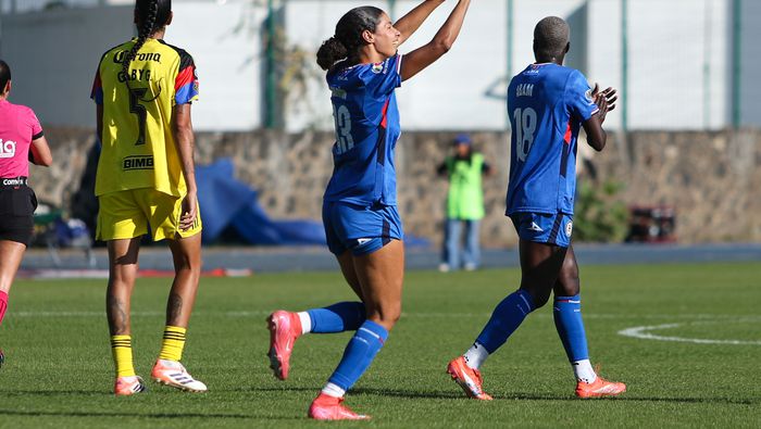 Aerial Chavarin festeja su gol ante América en la Jornada 8 del Clausura 2026 | IMAGO 7