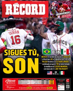 Portada RÉCORD 9 de marzo de 2026