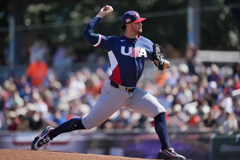 Paul Skenes, pitcher de Estados Unidos | AP