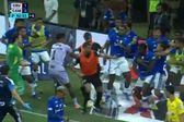 ¡Un auténtico caos! Se desata batalla campal en la Final del Campeonato Mineiro entre Cruzeiro y Atlético Mineiro