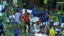 ¡Un auténtico caos! Se desata batalla campal en la Final del Campeonato Mineiro entre Cruzeiro y Atlético Mineiro
