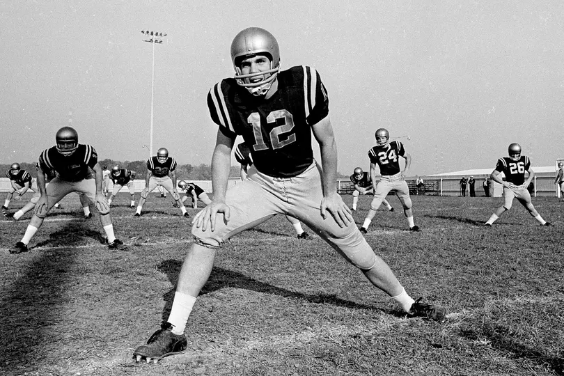 Roger Staubach en la Armada | AP