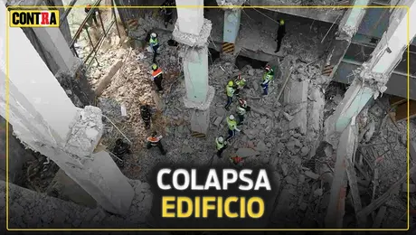 Derrumbe En San Antonio Abad, edificio en demolición colapso