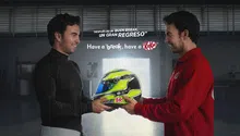 Checo Pérez regresa a la Fórmula 1 y protagoniza nueva campaña de publicitaria