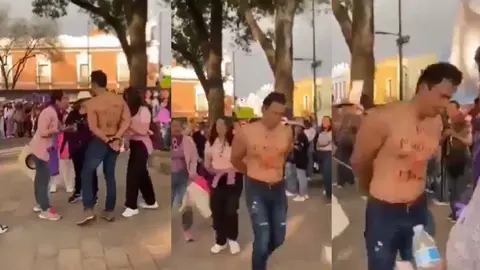 El hombre se encontró con su exesposa, quien lo acusó de ser deudor alimenticio/X: @DelValleNot