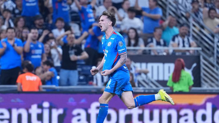 Agustín Palavecino en celebración ante Rayados en el Clausura 2026 de la Liga MX | IMAGO 7