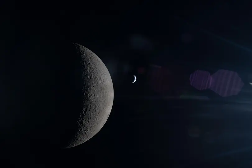 La Luna volvió a ser protagonista en una misión tripulada después de más de 50 años./ X: @NASA