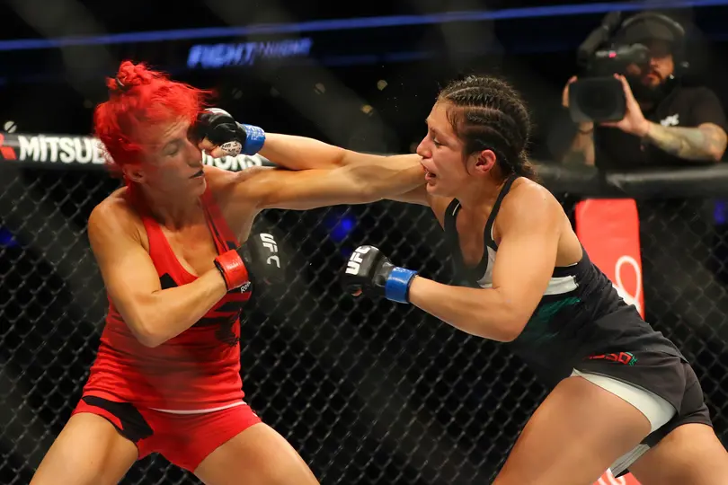 Randa Markos y Alexa Grasso, durante la UFC Fight Night, celebrado en la Arena Ciudad de México | IMAGO 7