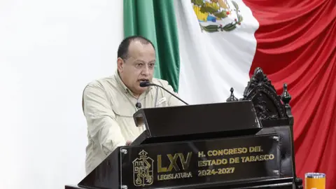 Martín Palacios Calderón, diputado y comisionado político del PT en Tabasco. / RS