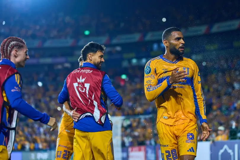 Joaquim tras anotar el segundo gol de Tigres en la Liga de Campeones de la Concacaf ante Seattle Sounders | MEXSPORT
