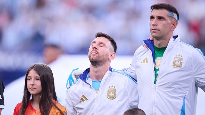 Lionel Messi y Emiliano 'Dibu' Martínez en la Copa América 2024 | MEXSPORT