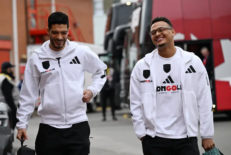 Raúl Jiménez y Rodrigo Muniz con el Fulham | x:@FulhamFC