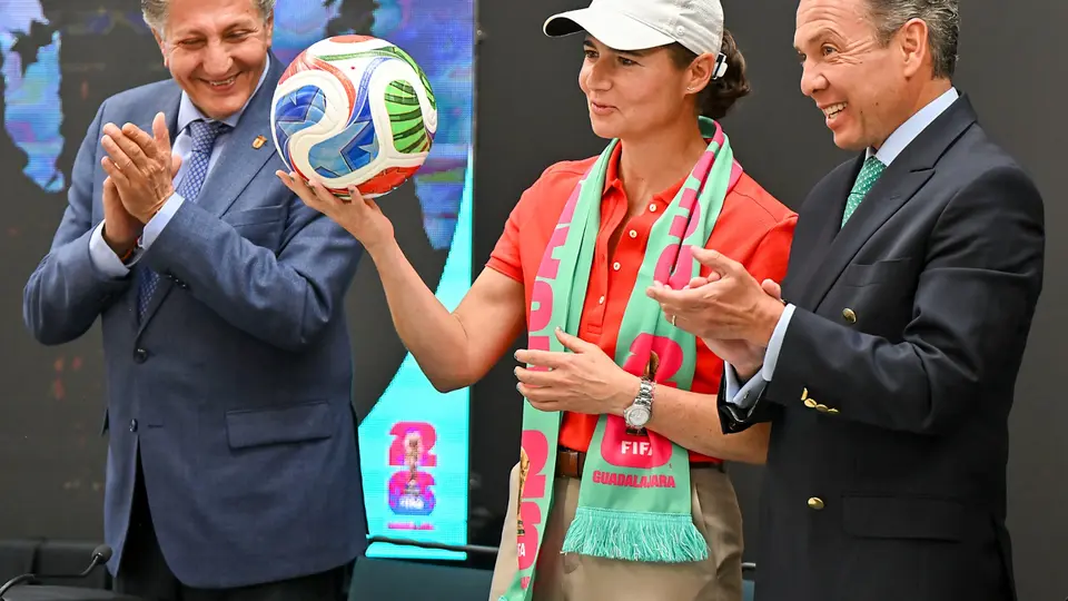 Juan José Frangie, coordinador del comité organizador Guadalajara 2026 en evento del Mundial l IMAGO 7