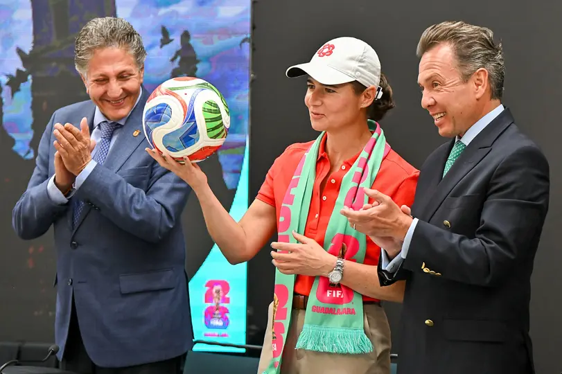 Juan José Frangie, coordinador del comité organizador Guadalajara 2026 en evento del Mundial l IMAGO 7