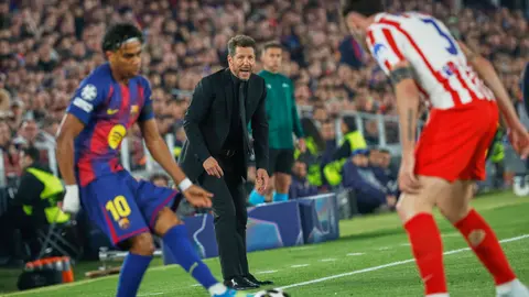 Cholo Simeone, entrenador del Atlético de Madrid | AP