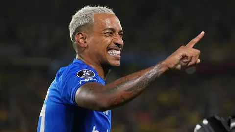 Matheus Pereira marcó el único gol del juego entre Barcelona y Cruzeiro | AP