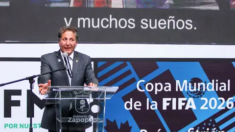 Juan José Frangie, coordinador del comité organizador Guadalajara 2026 en un evento de FIFA l IMAGO 7