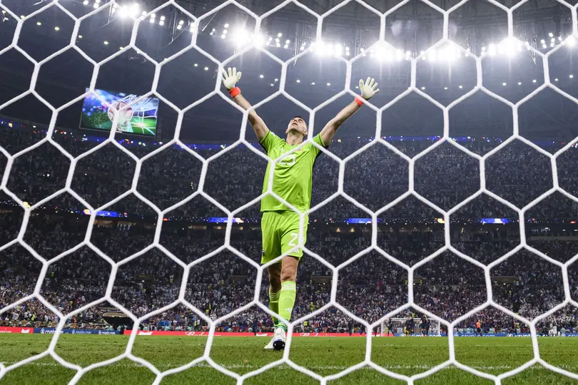 Emiliano 'Dibu' Martínez en celebración en la Copa del Mundo Qatar 2022 | MEXSPORT