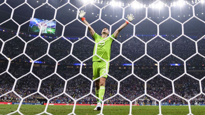 Emiliano 'Dibu' Martínez en celebración en la Copa del Mundo Qatar 2022 | MEXSPORT