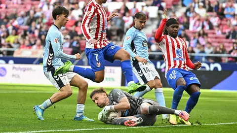 Acciones del Atlético de Madrid vs Celta | AFP