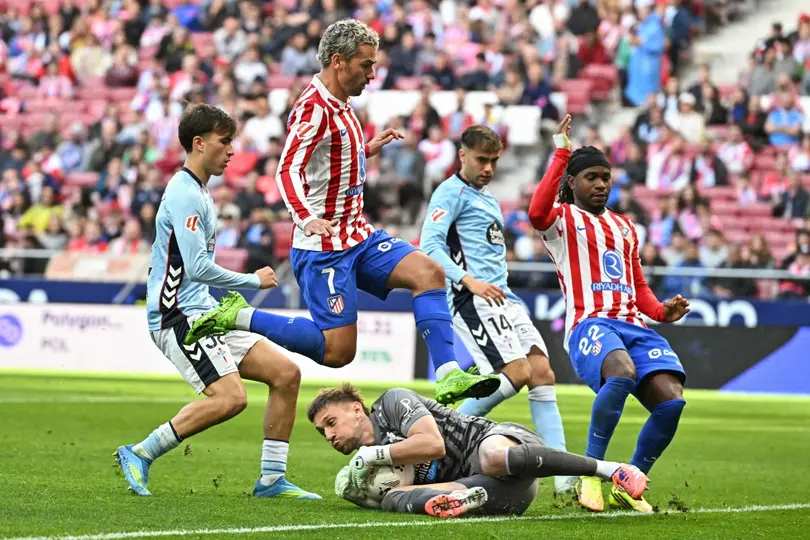 Acciones del Atlético de Madrid vs Celta | AFP