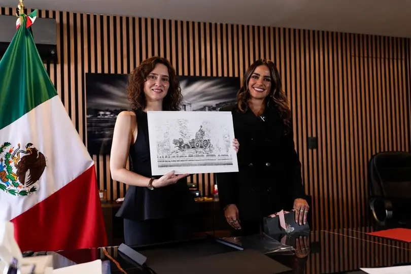 Díaz Ayuso se reunió con varios personajes de la política mexicana en su visita a nuestro país / FB: @idiazayuso