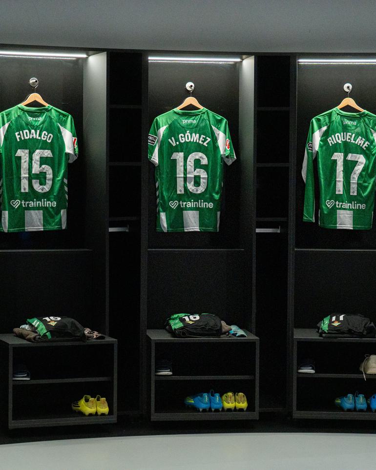 Vestidor del Betis previo a duelo ante la Real Sociedad de San Sebastián l X:RealBetis_en