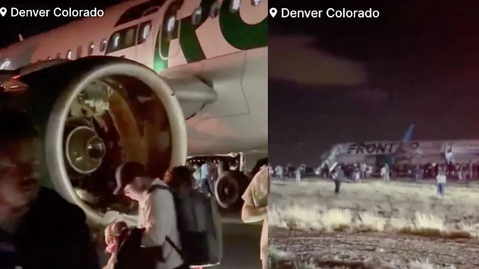 La persona que invadió la pista de vuelo murió tras el impacto de la aeronave / Redes Sociales