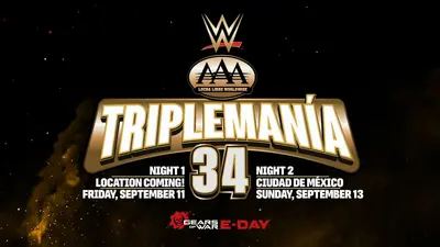 ¡WWE y AAA lo hacen oficial! TripleManía 34 será un evento de dos noches