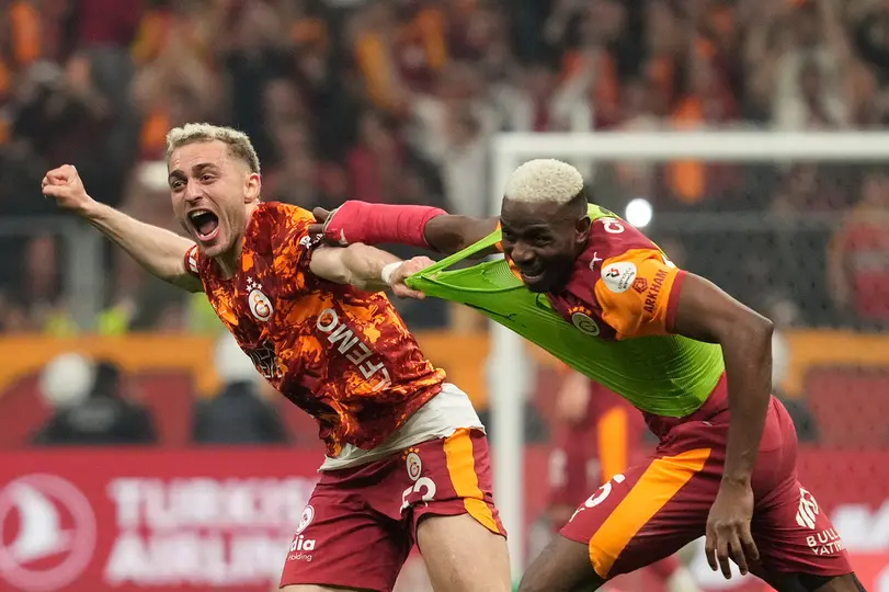 Galatasary tras derrotar al Antalyaspor en la Superlig de Turquía | AP