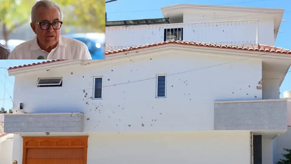 VIDEO: Atacan a balazos vivienda ligada a Rubén Rocha Moya en Sinaloa