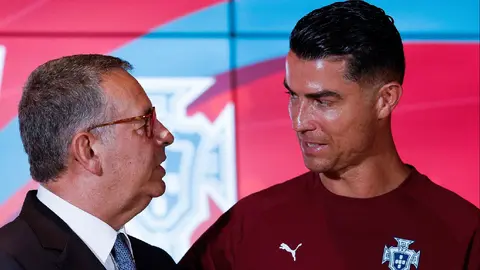 António José Seguro y Cristiano Ronaldo | @selecaoportugal