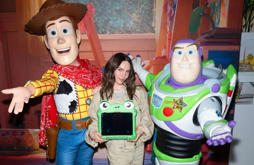 Belinda se incorpora a la nueva aventura de Toy Story 5 que llegará a cines en 2026. Foto: IG Belinda