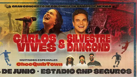 Carlos Vives no estará solo, lo acompañan sus paisanos Silvestre Dangond y ChocQuibTown / FB: @carlosvivesoficial
