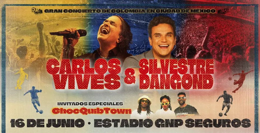 Carlos Vives no estará solo, lo acompañan sus paisanos Silvestre Dangond y ChocQuibTown / FB: @carlosvivesoficial